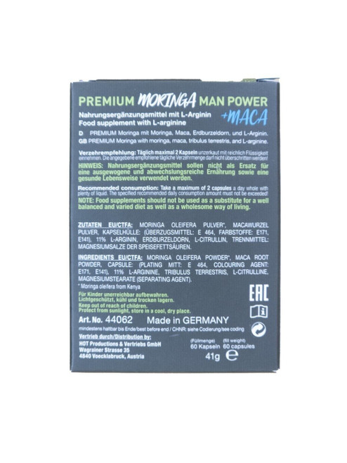 Premium Moringa + Maca Man Power 60 Cap