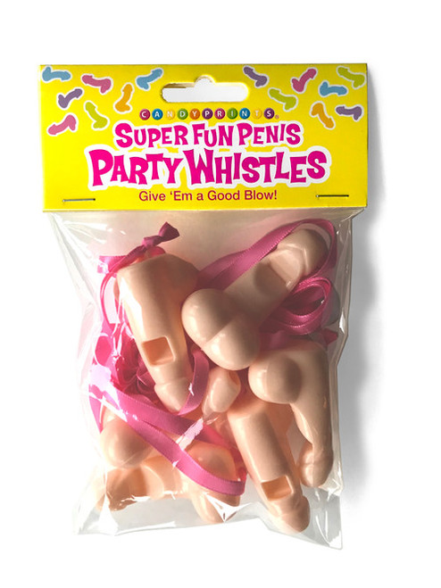 LittleGenie Super Fun Penis Whistles 6pk