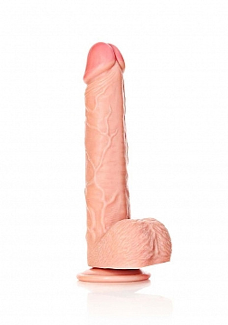 Real Rock 10" Straight Dildo Flesh