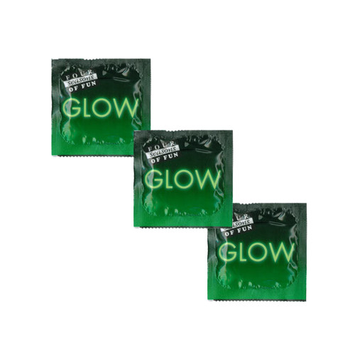 Four Seasons Condoms Glow In The Dark 8pk