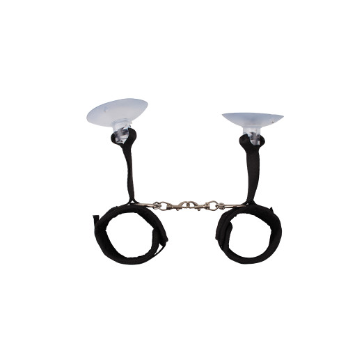 BEHAVE Luxury Fetish Tie Up Love Cuffs Black