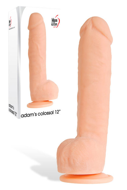 Adam & Eve Adam"s Colossal 12" Cock & Balls Flesh Adam & Eve Adam"s Colossal 12" Cock & Balls Flesh