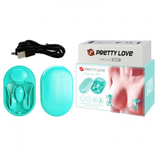 Pretty Love Surprise Box - Nipple Clamps Baby Blue
