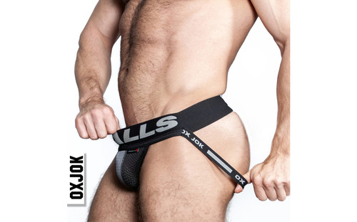 OXballs Small Airmesh Swagger Jockstrap Black