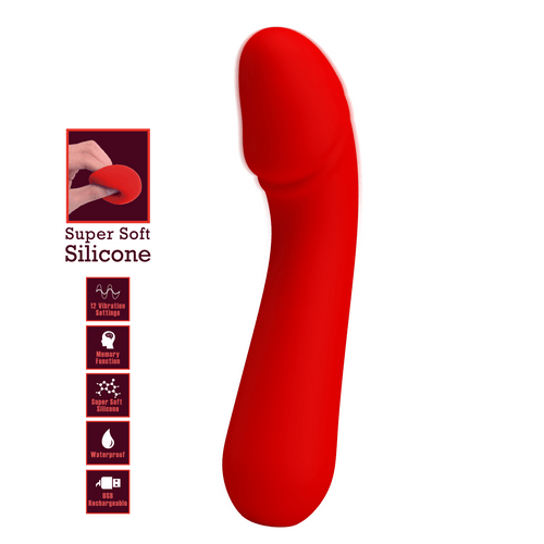 Pretty Love Super Soft Silicone Cetus Red