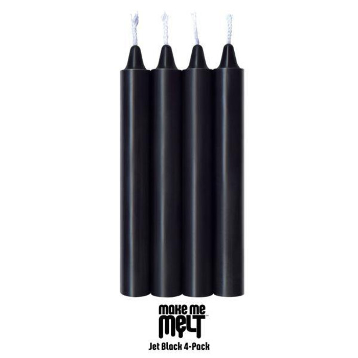 Make Me Melt Jet Black 4pk candles