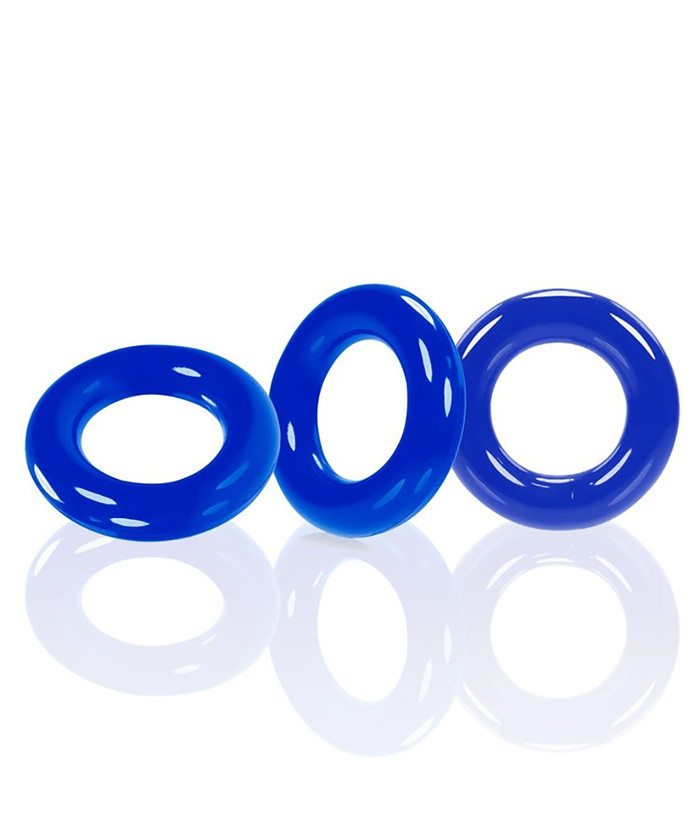 Oxballs Willy Rings Police Blue 3pk