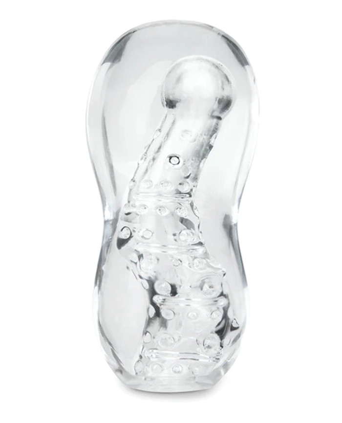 Zolo Gripz Wavy Stroker Clear