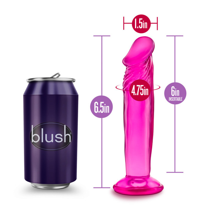 B Yours Sweet & Small 6" Dildo Pink