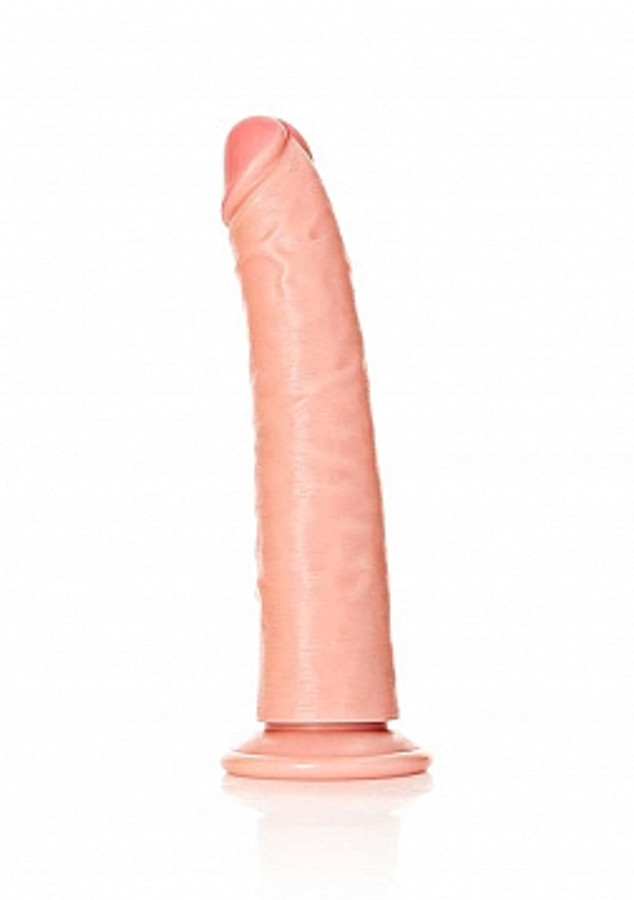 Real Rock 7" Slim Dildo Flesh