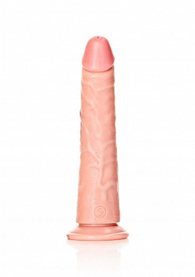 Real Rock 7" Slim Dildo Flesh