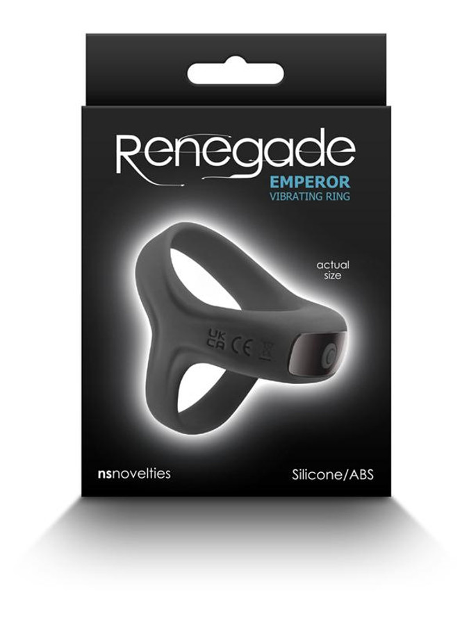 Renegade Emperor Vibrating Cock Ring Black