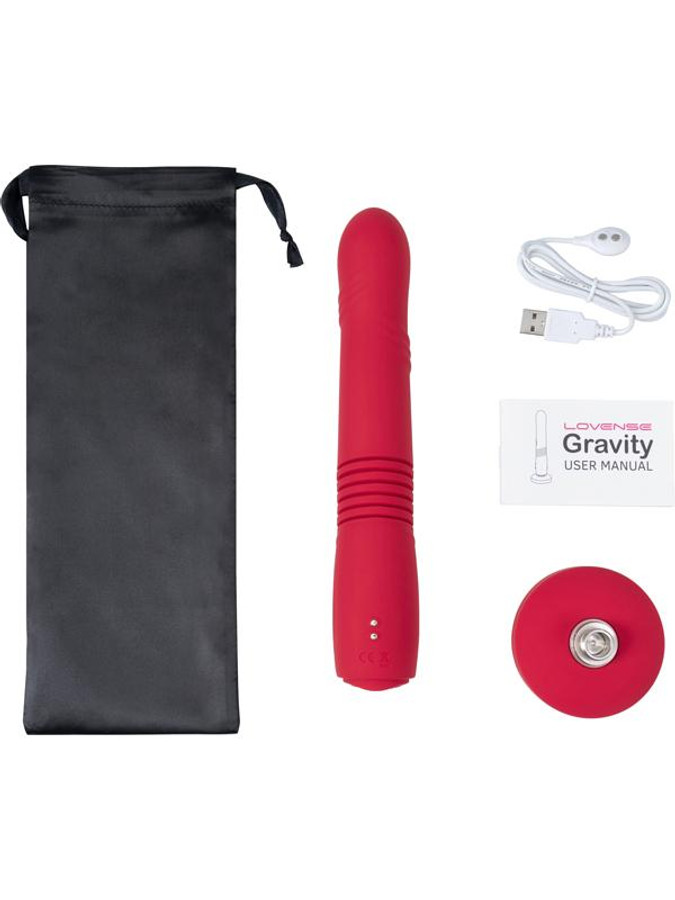 Lovense Gravity Thrusting & Vibrating Dildo