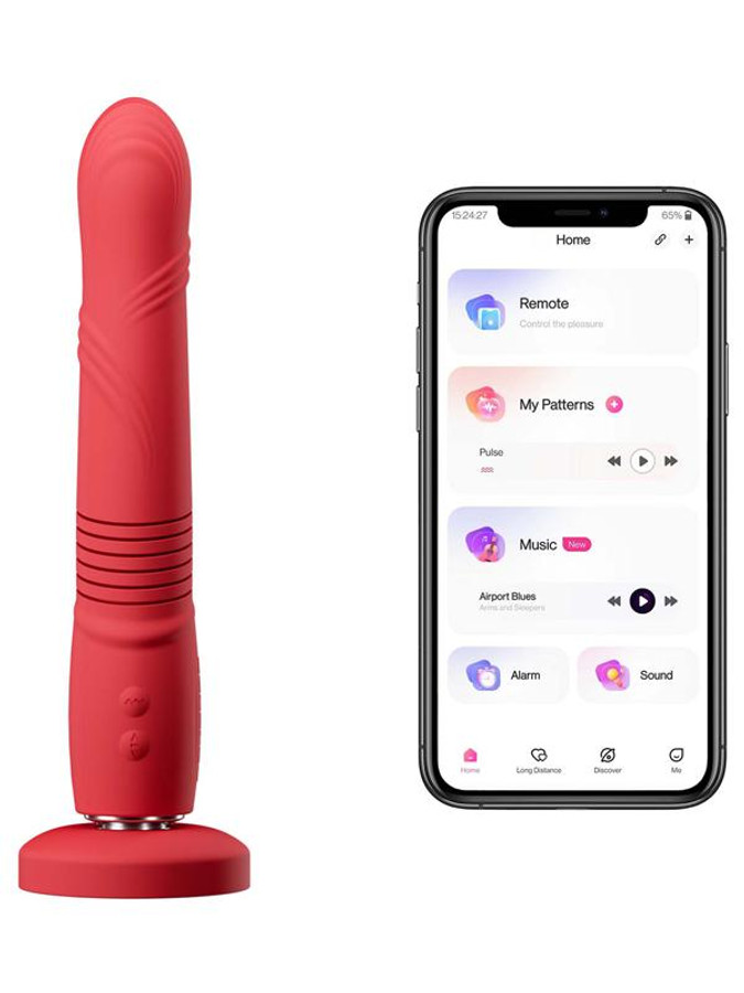 Lovense Gravity Thrusting & Vibrating Dildo