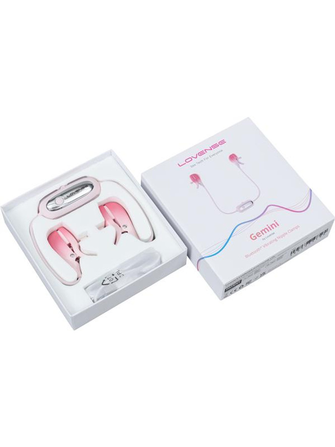 Lovense Gemini Vibrating Nipple Clamps