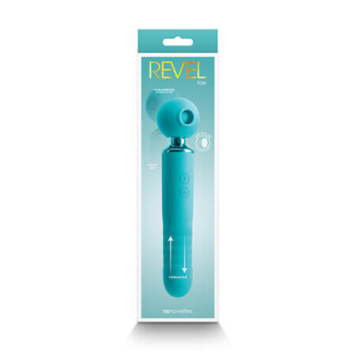 Revel Fae Teal Throbbing Air Pulse