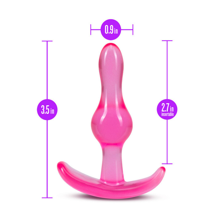 B Yours Curvy Anal Plug Pink