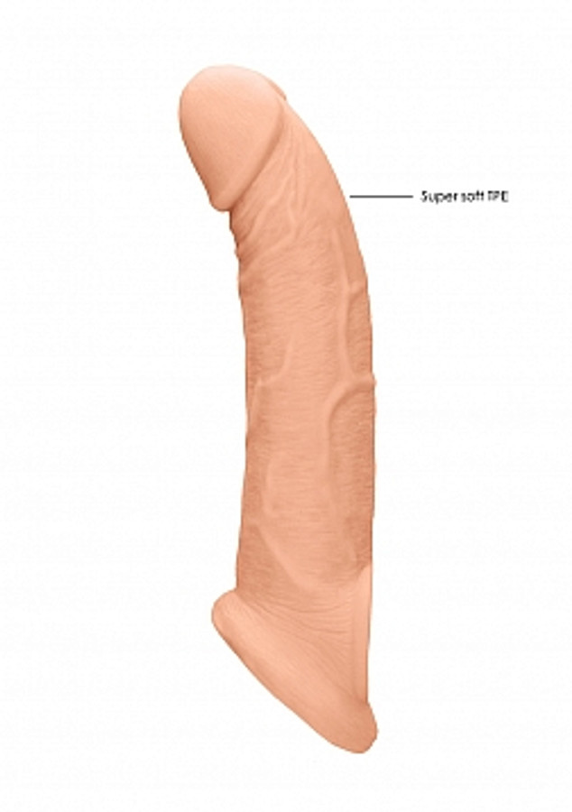 Real Rock Penis Sleeve 9" 21.5cm Flesh