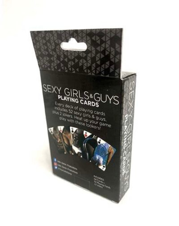 Sexy Girls & Guys Playing Cards