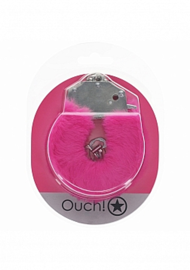 Ouch! - Heavy-Duty Fluffy Handcuffs Pink