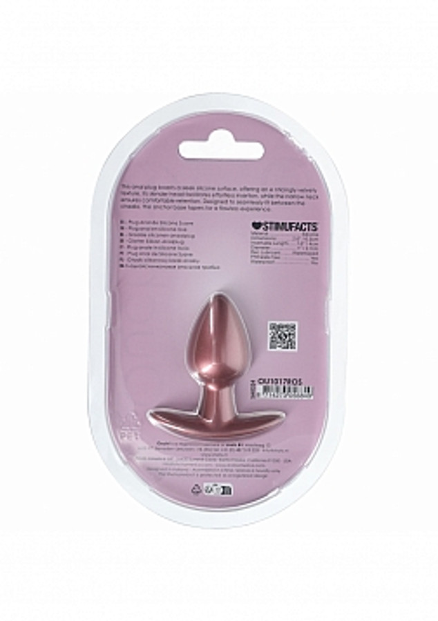 Ouch! Anal Plug Silicone Rose Gold Small