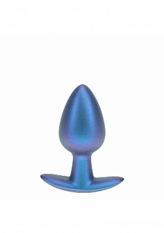 Ouch! Anal Plug Silicone Metallic Blue Medium