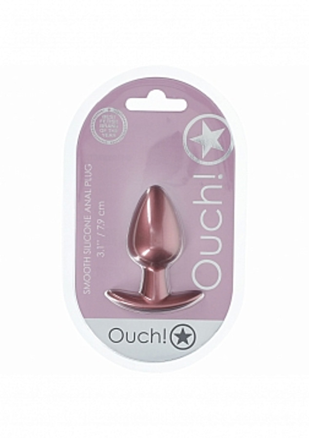 Ouch! Anal Plug Silicone Rose Gold Medium