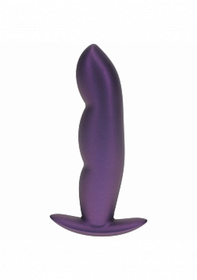 OUCH! Finger Anal Plug - Metallic Purple