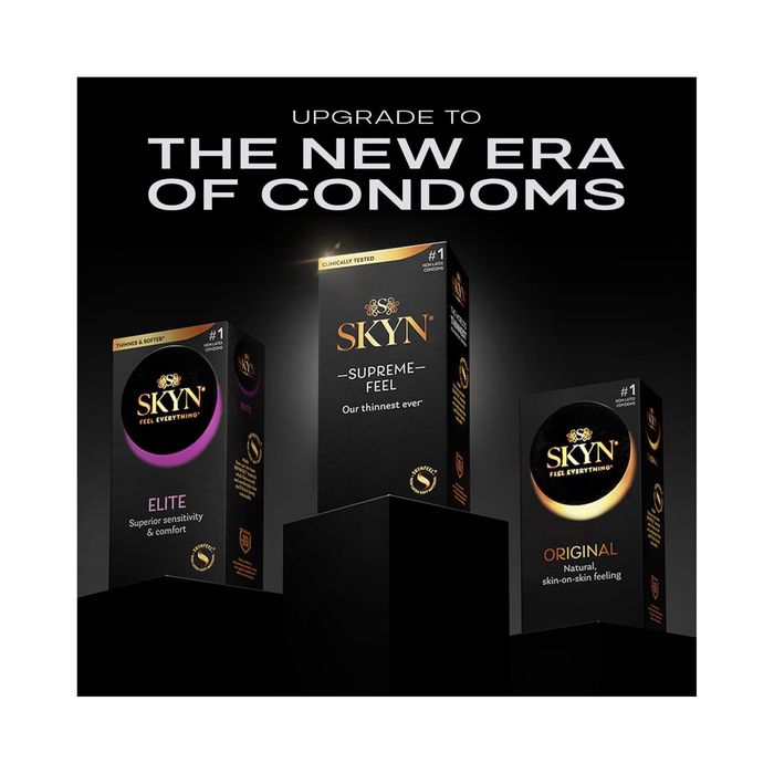Skyn Supreme Feel The World Thinnest PI* Non Latex Condoms 10pk Skyn Supreme Feel The World Thinnest PI* Non Latex Condoms 10pk