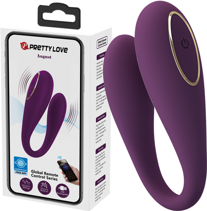 Pretty Love August Vibrator Purple Pretty Love August Vibrator Purple