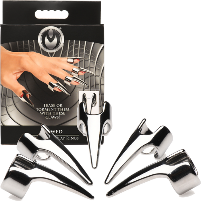 Master Series Clawed 5pc Sensation Play Finger Rings