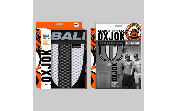 OXballs Medium Airmesh Swagger Jockstrap Ice White