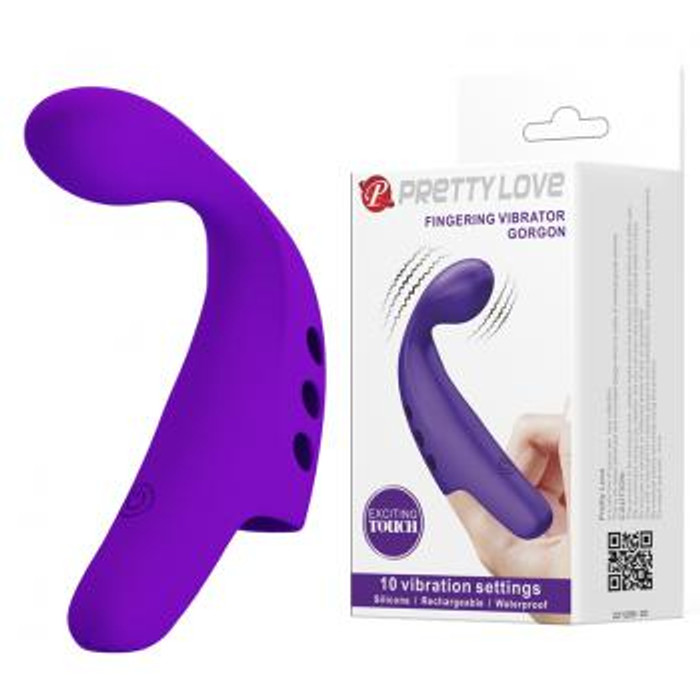 Pretty Love Finger Vibrator Gorgon Purple