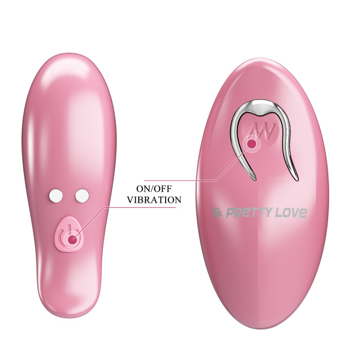 Pretty Love Leaf Rechargeable Vibrating Nipple Clamps With Remote Control