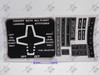 50101 - Center Console/Pedestal Decal Set, Cessna 172