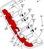 P129-530038-29, BEECHCRAFT 1900D, COVER-FWD, AIRSTAIR DOOR, 1991 THRU 1992, 129-530038-29, 129-530038-13