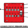 CESSNA 210M Panel Assembly - Avionics Circuit Breake P1270092-1, 1270092-1