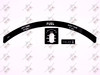 50094-2 - Fuel 47 Gal. With Left/Right Nose & Mike Jack Decal, Piper