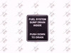 50116 - Fuel System Sump Drain Decal, Piper