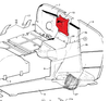 P87299-02, PIPER, PA-34-220T, COVER ASSEMBLY, Brake Reservoir Access, 87299-02, LENS