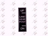 61025 UP/LAND GEAR POSIT/DN Decal for P35-815239-7