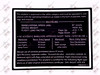 60151 OPERATIONAL LIMITATIONS DECAL FOR CESSNA PART P0414010-20 Headliner