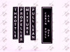 60049, Decal for part P169-940017-1, Beechcraft, throttle quadrant