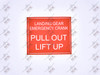 P58-530160-3-Decal, Crank - Emergency Landing Gear Decal, Beechcraft
