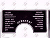 50132 - Fuel Selector 54 Gal Decal Set, Piper, Middle