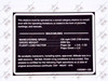 60046, Normal Operation Decal