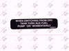 60051, Aux Fuel Pump - Dry Tank Switch Decal