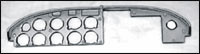 H67227-12,  Piper PA-28-180, Upper Instrument Panel Cover, 67227-12, 67227-012