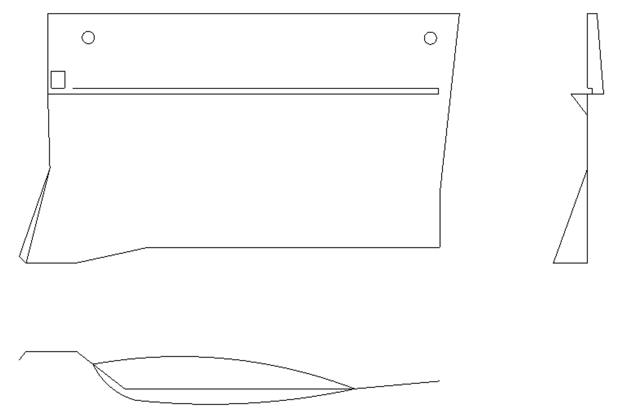 P1200556-20, PANEL CENTER RH, 1200556-20, CESSNA 210H