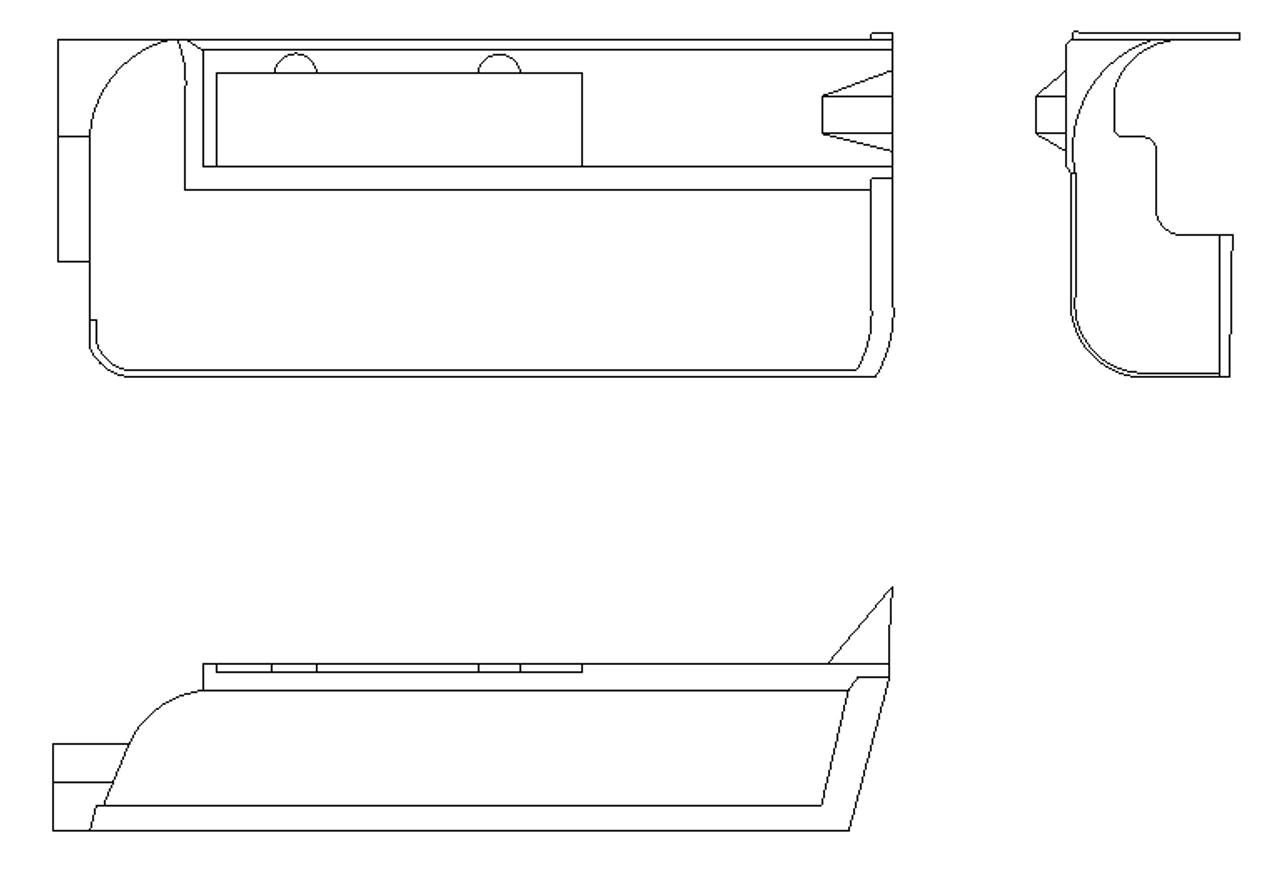 Mooney M20C, M20D, M20E COVER, LOWER FRONT P130103-09, 130103-09